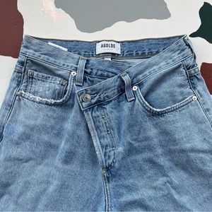 EUC - agolde criss cross jeans